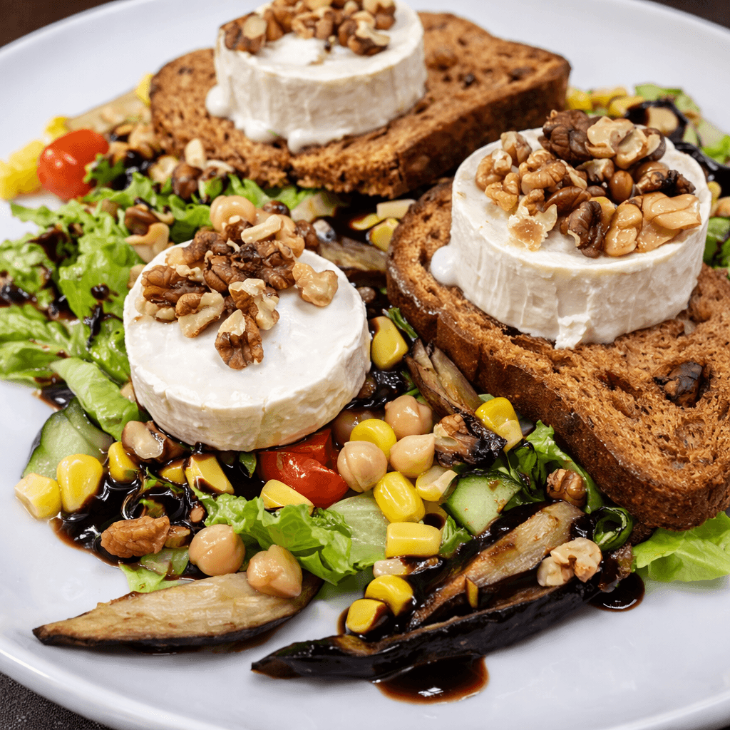Plat au chevre du Bobo Resto.